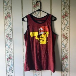 Pikachu with Ash’s Hat Ringer Tank